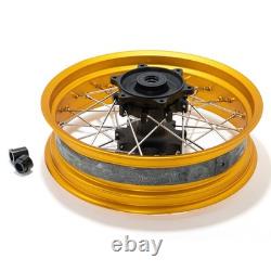 Pour BMW G310 GS Roues à Rayons Avant Arrière 19x3.0 17x4.25 Jante Dorée en Fonte avec Moyeu