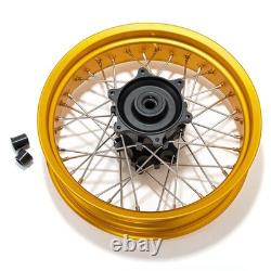 Pour BMW G310 GS Roues à Rayons Avant Arrière 19x3.0 17x4.25 Jante Dorée en Fonte avec Moyeu