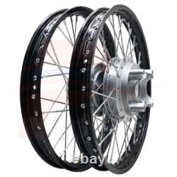 Pour HONDA PCX-160 2021 2022 2023 Ensemble de jantes et moyeu de roues avant et arrière noir