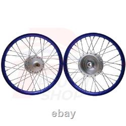 Pour HONDA PCX-160 2021 2022 2023 Ensemble de moyeux de jante de roue avant et arrière bleu
