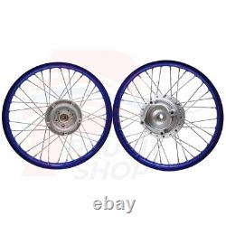 Pour HONDA PCX-160 2021 2022 2023 Ensemble de moyeux de jante de roue avant et arrière bleu