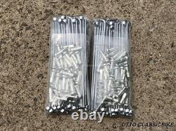 Pour Honda C110 CA110 C115 C114 S65 JANTE AVANT ET ARRIÈRE 2PCS & RAYON 72 PCS