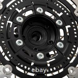Pour Honda CB 400X 19 et 17 roues avant et arrière à rayons, jantes dorées, moyeu noir et disques