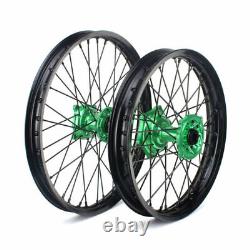 Pour Kawasaki 21 19 Roues Jantes Moyeux Ensemble KX250F KX450F 06-18 KX125 KX250 06-13