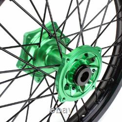 Pour Kawasaki 21 19 Roues Jantes Moyeux Ensemble KX250F KX450F 06-18 KX125 KX250 06-13