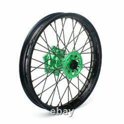 Pour Kawasaki Avant 21x1.6 Arrière 19x2.15 Ensemble de roues à rayons KX250 KX250X 21-23 KX450