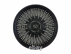 Pour Royal Enfield Classic 500 Parado D1 Jantes en alliage noires à 30 rayons avant et arrière