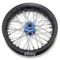 Pour jantes de roues avant et arrière Beta Explorer 12x2.15 avec moyeu bleu pour Apollo RFN