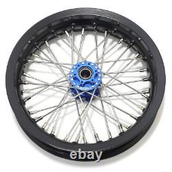 Pour jantes de roues avant et arrière à rayons Beta Explorer 12x2.15 moyeu bleu pour Apollo RFN