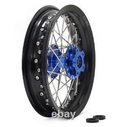 Pour jantes de roues avant et arrière à rayons Beta Explorer 12x2.15 moyeu bleu pour Apollo RFN
