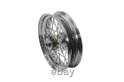 ROUE À RAYONS ARRIÈRE OU AVANT HARLEY 16 POUCES X 3.50 POUCES COMPATIBLE AVEC FX 1973-1983, 1973-19