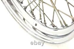 ROUE À RAYONS RÉPLIQUE HARLEY 16 pouces x 3,50 pouces pour l'avant ou l'arrière, compatible avec FX 1973-1982