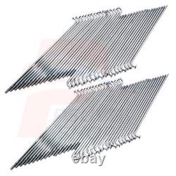 Rayon et écrou en acier inoxydable 9x186, 9x203 KLX14G, KLX150 (Jante avant 19 + arrière 17)