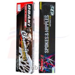 Rayons et écrous en acier inoxydable 9x191.5+9x228 KLX14G, KLX150 (Jante avant 21+arrière 18)