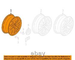 Roue OE X3 2018-2020 19x7-1/2 Avant ou Arrière 10 Rayons BMW