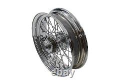 Roue à rayons avant ou arrière 16 pour réplique Harley Davidson Shovelhead FX FL 1973-1984