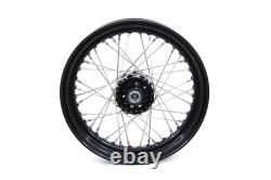 Roue à rayons avant ou arrière de 16 pouces x 3,00 pouces compatible avec Harley Davidson