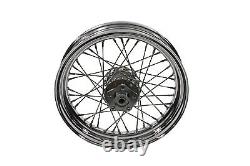 Roue à rayons avant ou arrière de 16 pouces x 3.00 pouces pour Harley Davidson