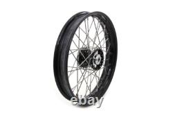 Roue à rayons avant ou arrière réplique 18 X 2.15 BLK pour WL UL EL FL 1936-66 Harley
