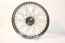 Roue à rayons avant ou arrière réplique 19 x 2.5 pour Harley UL EL FL 1936-1966