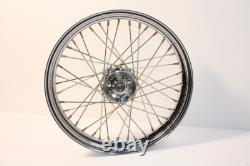Roue à rayons avant ou arrière réplique 19 x 2.5 pour Harley UL EL FL 1936-1966
