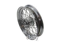 Roue à rayons de 16 pouces x 3,00 pouces avant ou arrière compatible avec Harley Davidson