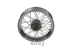 Roue à rayons de 16 pouces x 3,50 pouces arrière ou avant compatible avec Harley Davidson