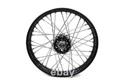 Roue à rayons de rechange avant ou arrière de 18 pouces X 2,15 pouces pour Harley Davidson