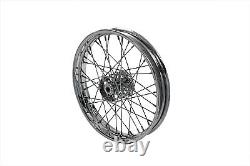 Roue à rayons de réplique de 18 pouces X 2,15 pouces pour l'avant ou l'arrière compatible avec Harley Davidson
