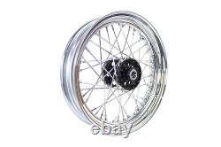 Roue à rayons réplique avant ou arrière de 16 pouces X 3,00 pouces compatible avec Harley Davidson