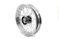 Roue à rayons réplique avant ou arrière de 16 pouces x 3,00 pouces compatible avec Harley Davidson