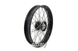 Roue à rayons réplique avant ou arrière de 18 pouces x 2,15 pouces compatible avec Harley Davidson