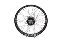 Roue à rayons réplique avant ou arrière de 18 pouces x 2,15 pouces compatible avec Harley Davidson
