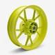 Roue Arri&egrave;re De Moto Fluo Jaune 16 X 4,50 Pouces (whlr262) Jante Avant Neuve Dans Sa Bo&Icirc;te