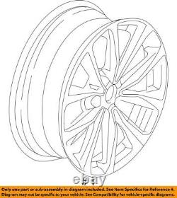 Roue avant d'occasion compatible avec BMW X3 2018 18x7 jante en alliage avant ou arrière 10 rayons Avant G