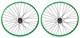 Roue Avant En Alliage De V&eacute;lo 29 X 30 Mm Et Roue Libre Arri&egrave;re 1 Vitesse, 36 Rayons, Vert Vert