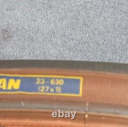Roue avant et arrière Rigida vintage à 6 vitesses, 36 rayons, 27x1 pouces