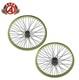 Roue De V&eacute;lo Avant/arri&egrave;re Alta 20 En Alliage, 48 Rayons 14g, Jante Verte De 34 Mm &agrave; Double Paroi