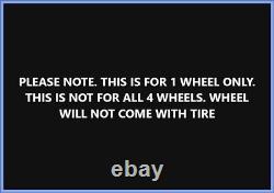 Roue en alliage 19x8 à 10 rayons doubles avant et arrière compatible avec BMW X1 12-15 2793421