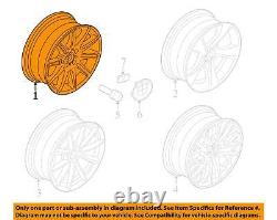 Roue en alliage 19x8 à 10 rayons doubles avant et arrière compatible avec BMW X1 12-15 2793421 Roue en alliage 19x8 à 10 rayons doubles avant et arrière compatible avec BMW X1 12-15 2793421