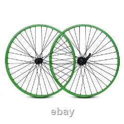 Roue en alliage de vélo à coaster rose 26x 32mm 36 rayons avant et arrière Beach Cruiser