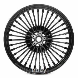 Roues 18x3.5 Fat Spoke Rims Pour Harley Softail Heritage Fatboy Custom Deluxe