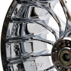 Roues Avant et Arrière Hoprousa pour Harley Breakout 2018+ Aluminium Chrome 21 et 18 pouces