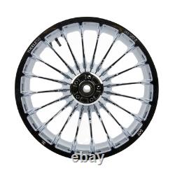 Roues Avant et Arrière Hoprousa pour Harley Breakout 2018+ Aluminium Chrome 21 et 18 pouces