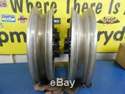 Roues De 16 À 3 Rayons À 16 Rayons À L'avant Et À L'arrière De La Marque Harley Flt Touring 1986-1999