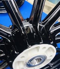 Roues Harley Dyna à 13 rayons et rotors 16 arrière et 19 avant avec vos roulements scellés