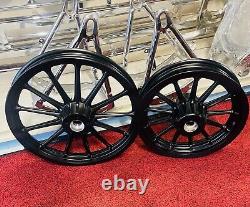 Roues Harley Dyna à 13 rayons et rotors 16 arrière et 19 avant avec vos roulements scellés