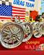 Roues Harley-fat-boy Softail Heritage 9 Rayons Oem 2000-2007 Avant-arrière 16x3