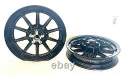 Roues Harley Road King en noir brillant OEM Touring 1990-1999 Electra Glide 16