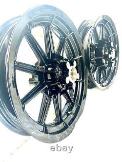Roues Harley Road King en noir brillant OEM Touring 1990-1999 Electra Glide 16